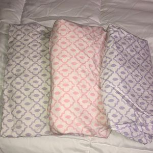 3 Pottery Barn Crib Fitted Sheets
